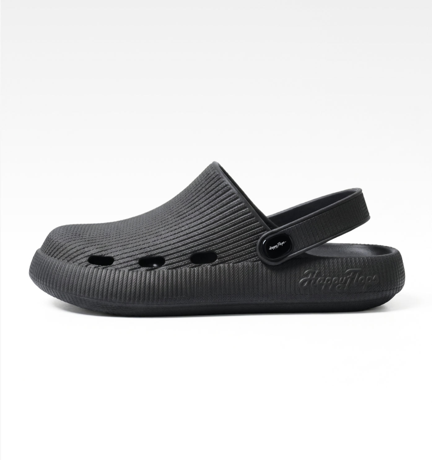 HappyClogs Original - Czarny